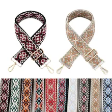 

Jacquard Shoulder Bag Strap Embroidery Women Handbag Handle Bag Accessories Adjustable Belt For Bags