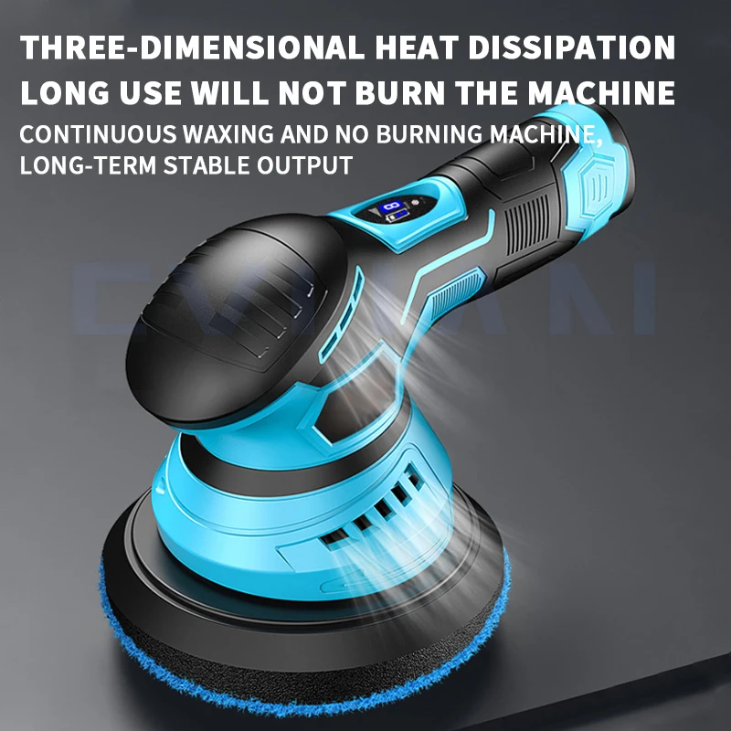 8Gears Wireless Car Waxing Machine Auto Beauty Sealing Machine Household Car Repair Paint Waxing Sedan Polishing