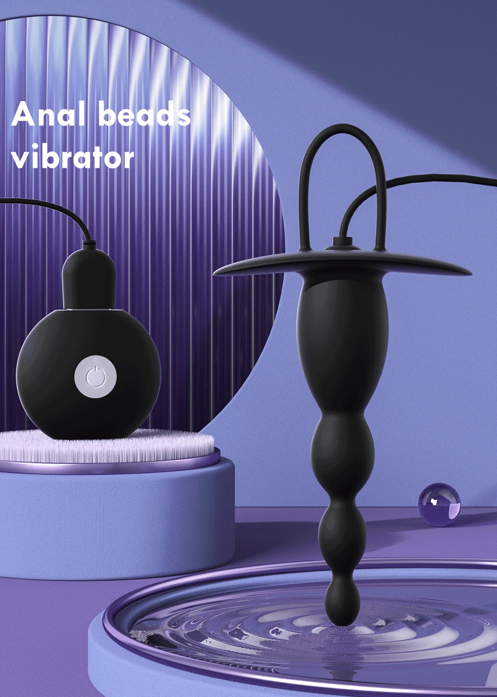 Anala pärlor vibrator mjuk silikon prostata stimulator dam_voghion.com