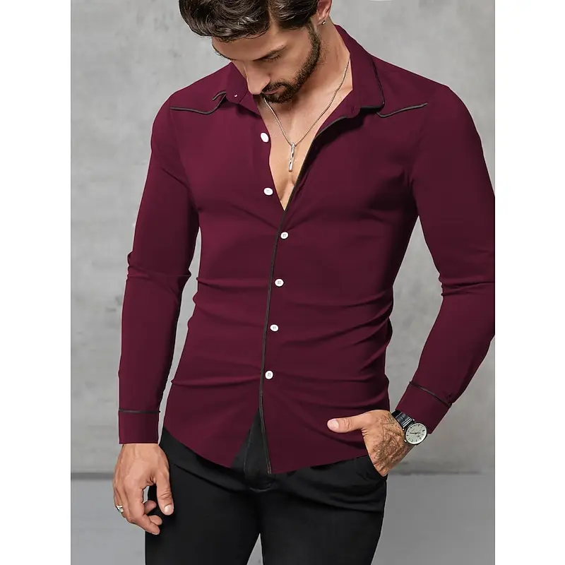 Рисунок 4 - Мужская рубашка с воротником на пуговицах