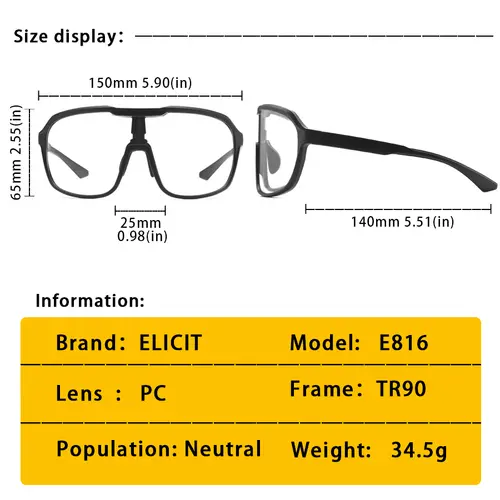 New Outdoor Cycling Sunglasses UV400 Road Driving Bike Glasses Sports Mountain Hiking Climbing Unisex Bicycle Cycling Goggles - Image 5