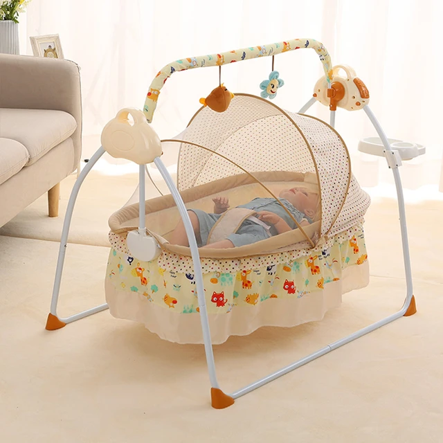 Baby Swing Electric Rocking Chair  Automatic Rocking Chair Babies - 2023  Baby Chair - Aliexpress