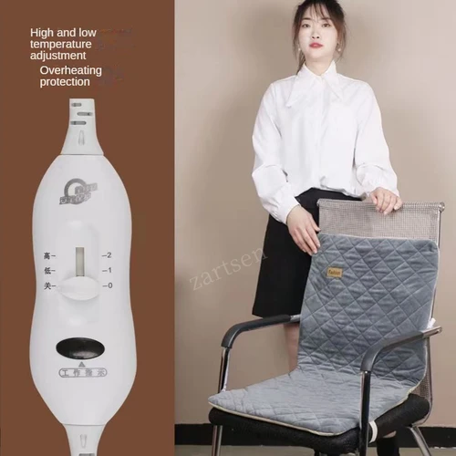 마이크로 플러시 전기 담요 난방 패드, 사무실 좌석 난방 패드, 겨울 온열 컨트롤러, 바디 워머 히터 매드, 40*90 2