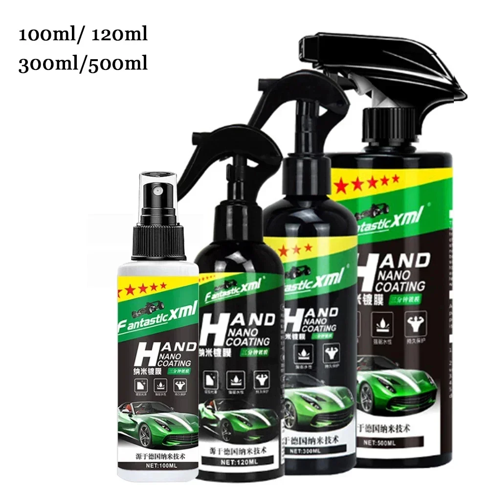 Nano Ceramic 100ml-500ml Car Coating Auto Detailing Products Liquid Spray Polish Wax Film Paint Care Protector Kit Accessories