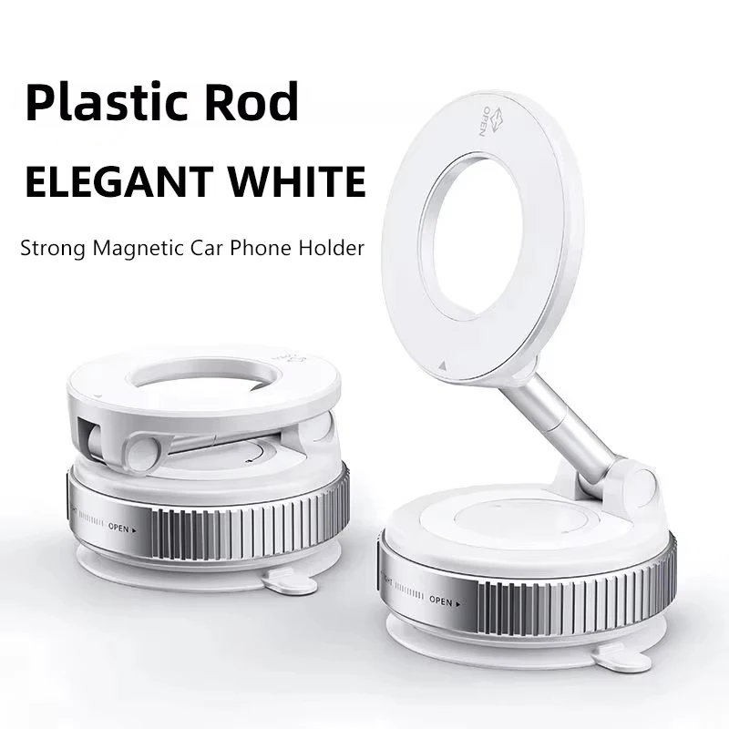 Universal Magnetic Phone Holder with 360° Rotation and Foldable Design