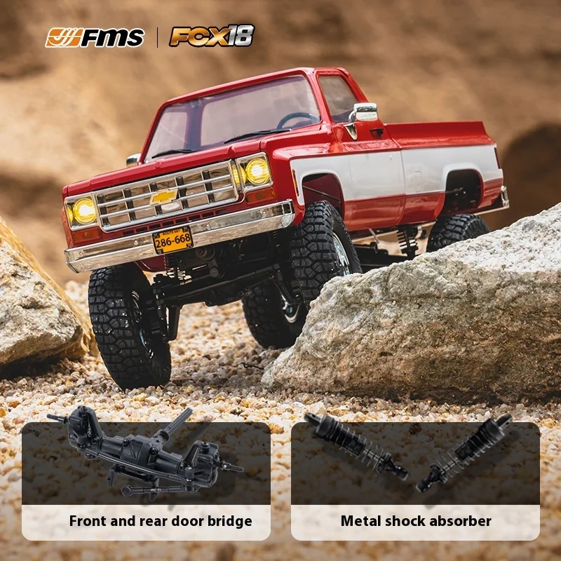 Classic Retro Offroad RC Car Model Chevrolet K10 Pickup Truck