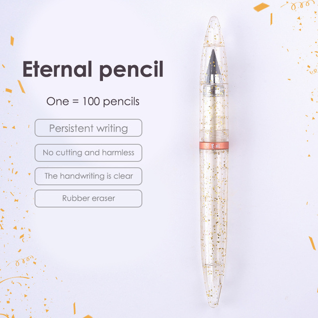 Durable HB Eternal Pencil Without Ink Unlimited Writing Inkless Pen Environment Friendly Office Supplies School Stationery