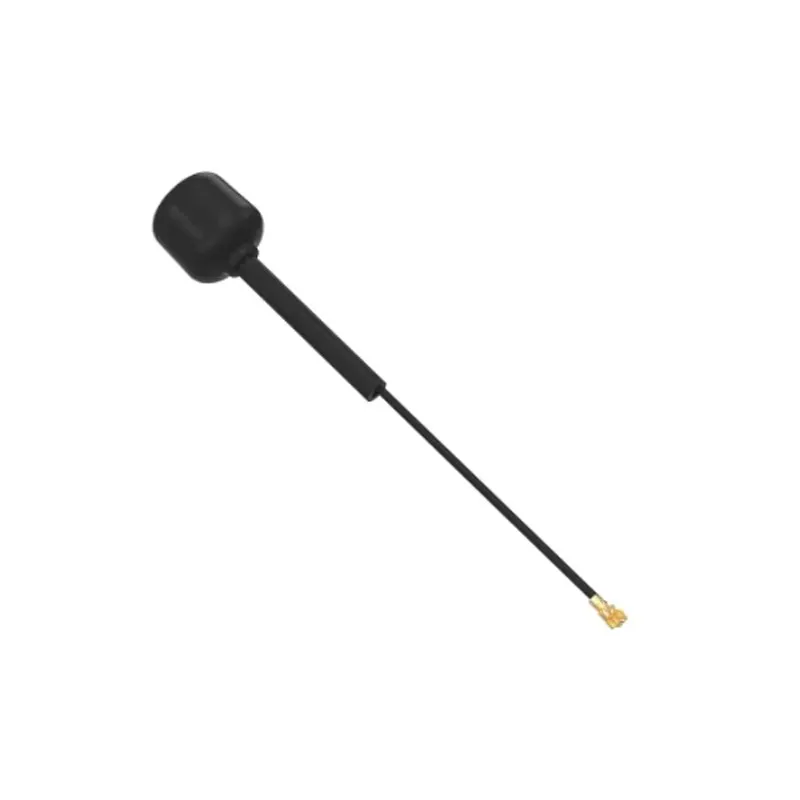 Antenne VTX Walksnail Avatar V2 5.8Ghz LHCP, vue de côté montrant le câble coaxial