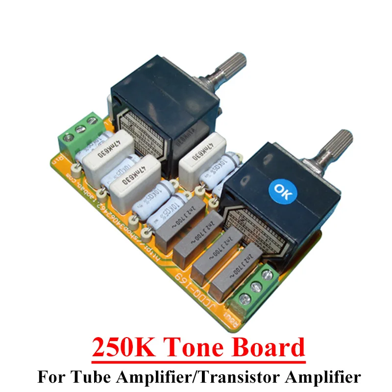

250K Tone Board for Vacuum Tube Amplifier Transistor Amplifier Low Distortion Passive Attenuating Tone Board Diy Audio Amp