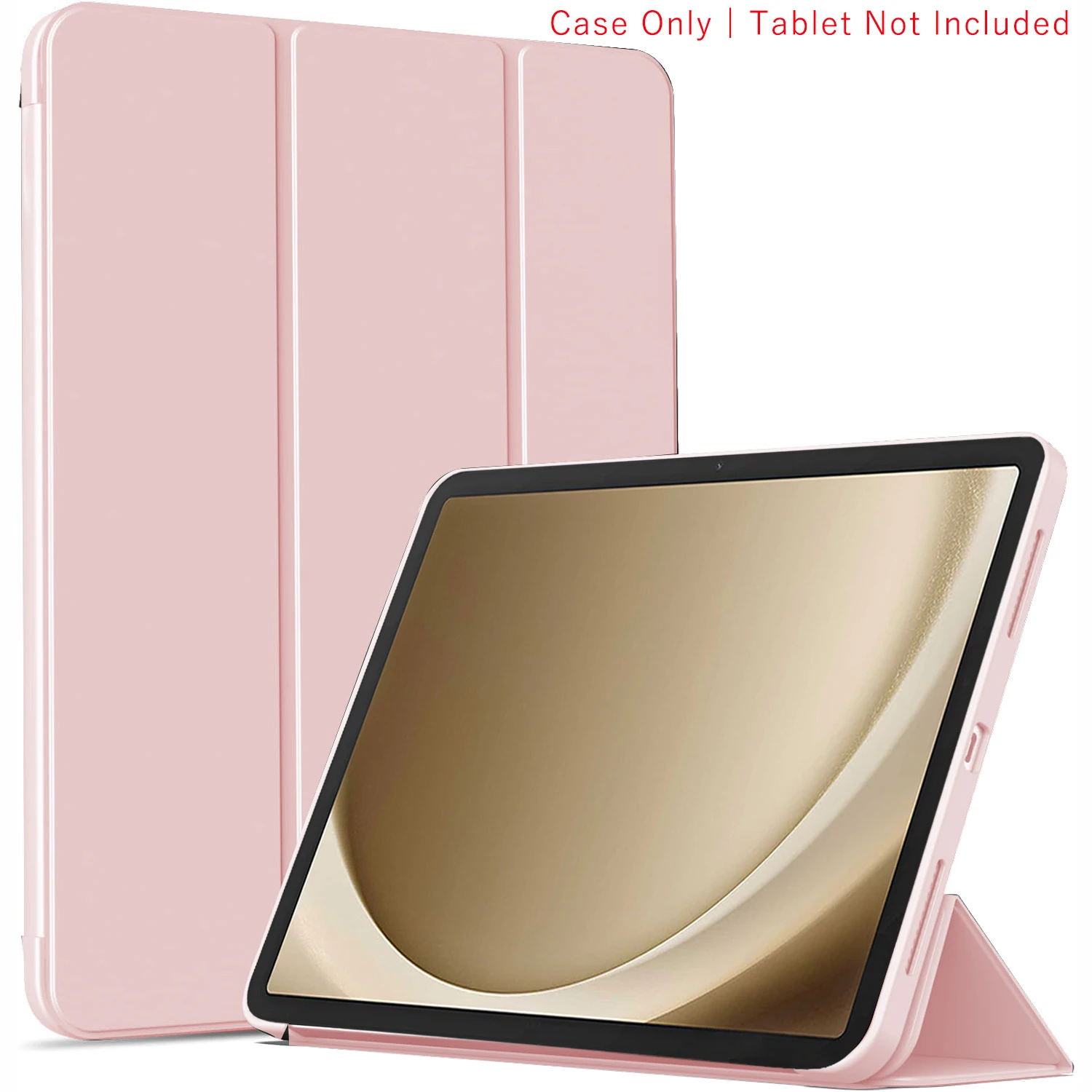Tri-Fold Flip Case Magnetic Stand PU Leather Protective Cover
