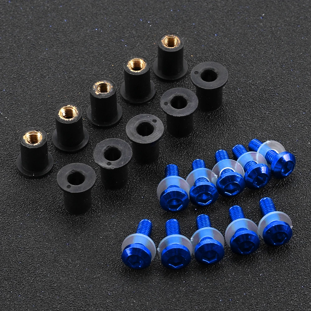 Fastener Nuts Windscreen Windshield Screw Mounting Bolts Motorcycle FOR BMW F800GT F800R F800S F800ST F850GS G310GS G310R G650 X