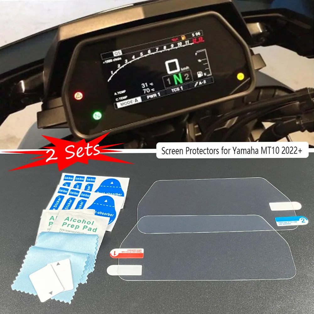 

For 2022 2023 2024 Yamaha MT10 MT-10 MT 10 Dashboard Cover Screen Protector Anti Scratch Protective Instrument Film