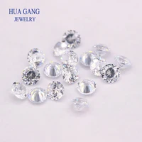 1000pcs/bag AAAAA Grade White 0.8~5.0mm Loose Zircon Stone Brilliant Round Cut Cubic Zirconia Stones For Jewelry Making DIY 2