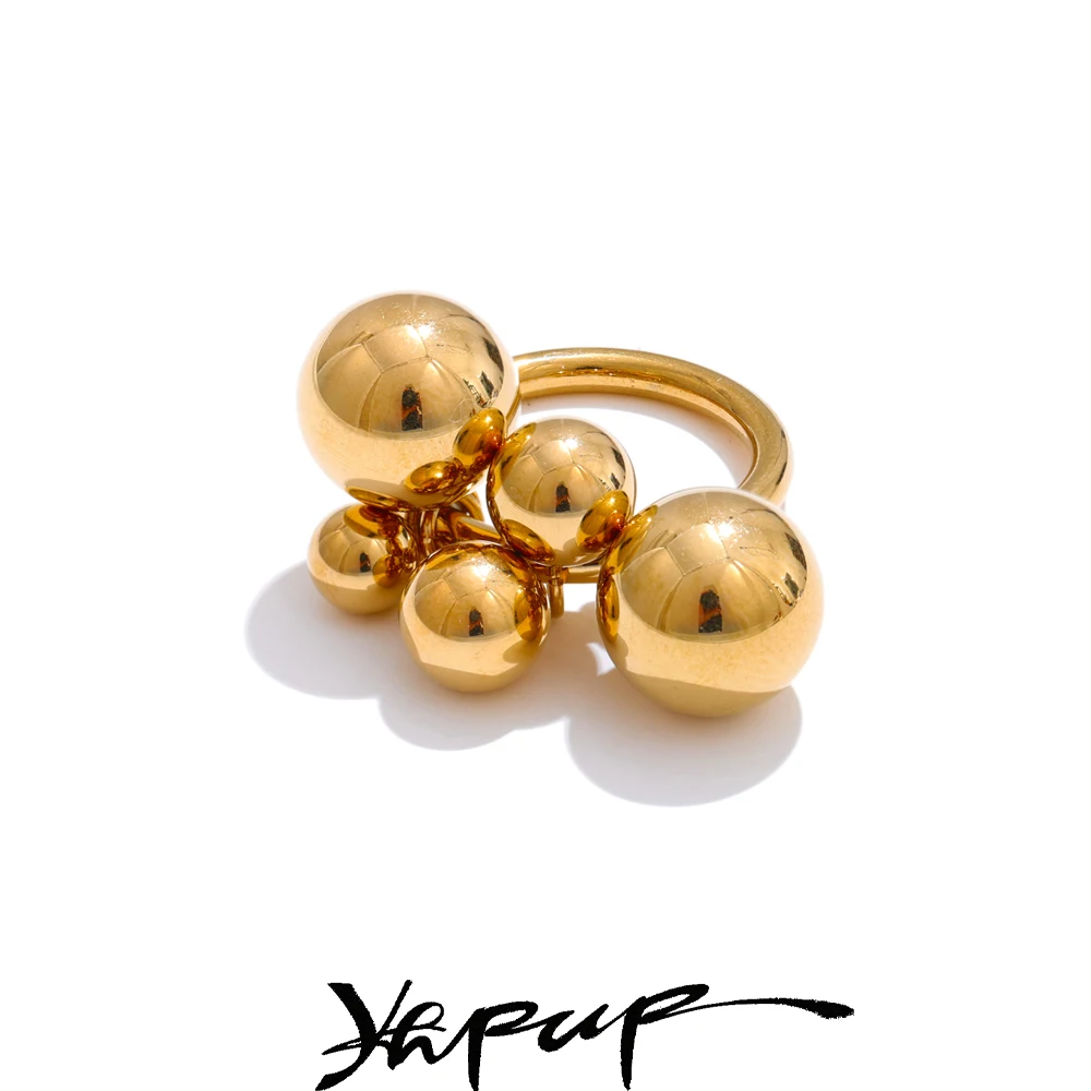 Yhpup Ring 18K PVD Plated