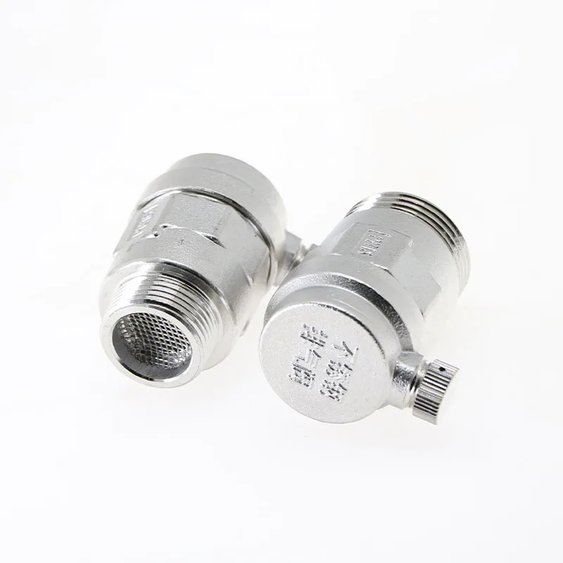 Copper Stainless Steel Automatic Heating Exhaust Valve Pipe Deflation Valve 4 Points 6 Points 1 Inch DN15 DN 20 DN25