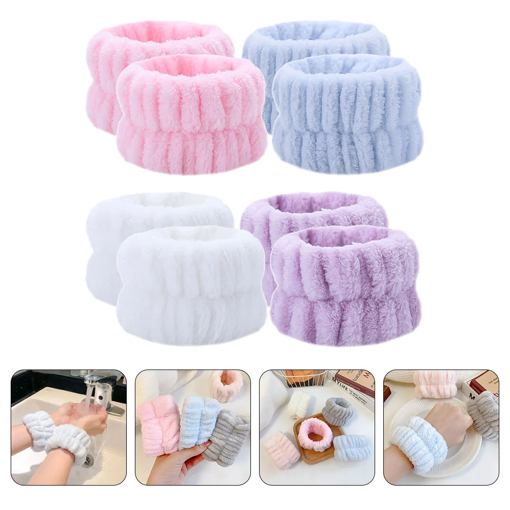 Wrist Face Washing Wristbands Wash Towel Towels Band Spa Headband