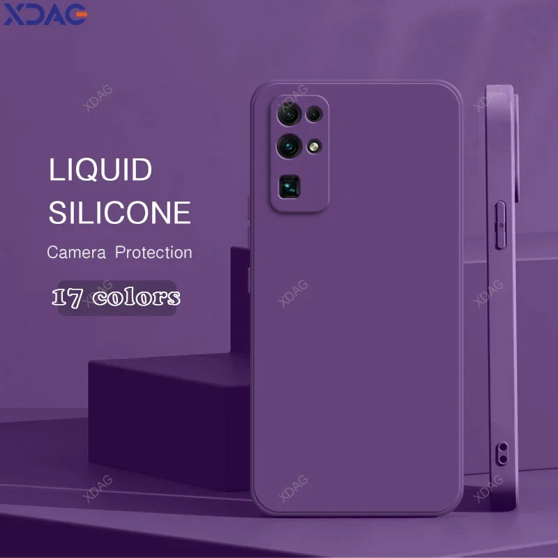 Premium Shockproof Liquid Silicone Soft Luxury Candy Back Phone Case - Elegant and Protective