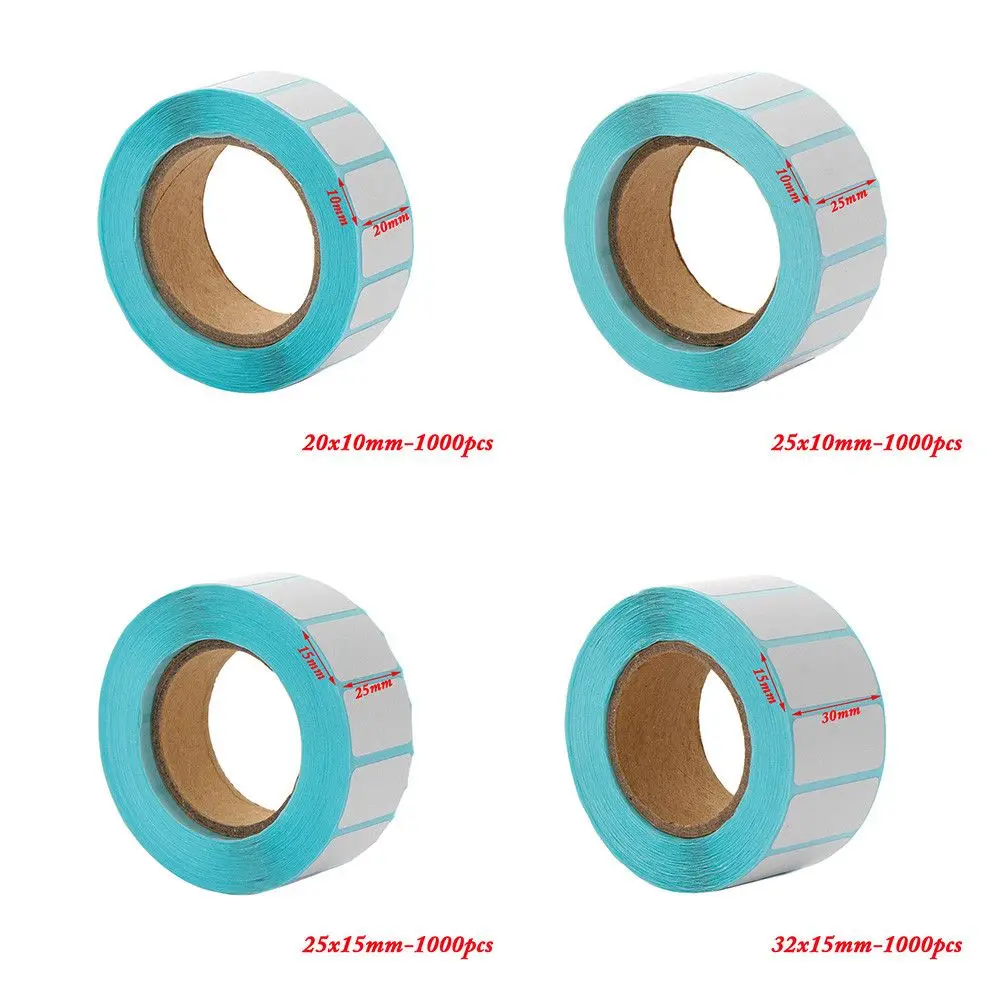 1000pcs/Roll Adhesive Thermal Label Sticker Paper Supermarket Price Blank Label Waterproof
