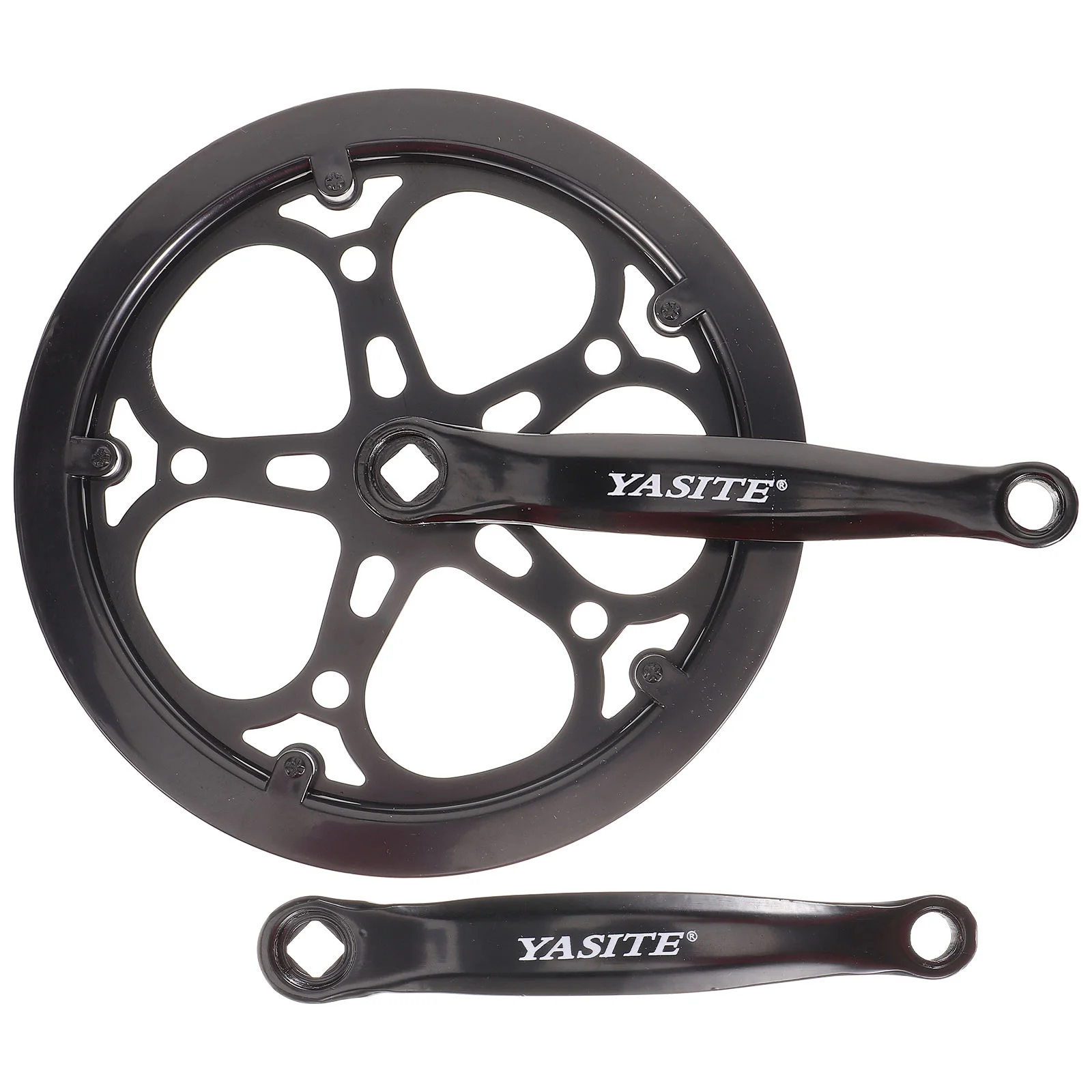 

Bicycle Crankset Electric Bike for Mountain Single Chain Wheel With Hand Aluminum Ring Accessories Iron Speeds