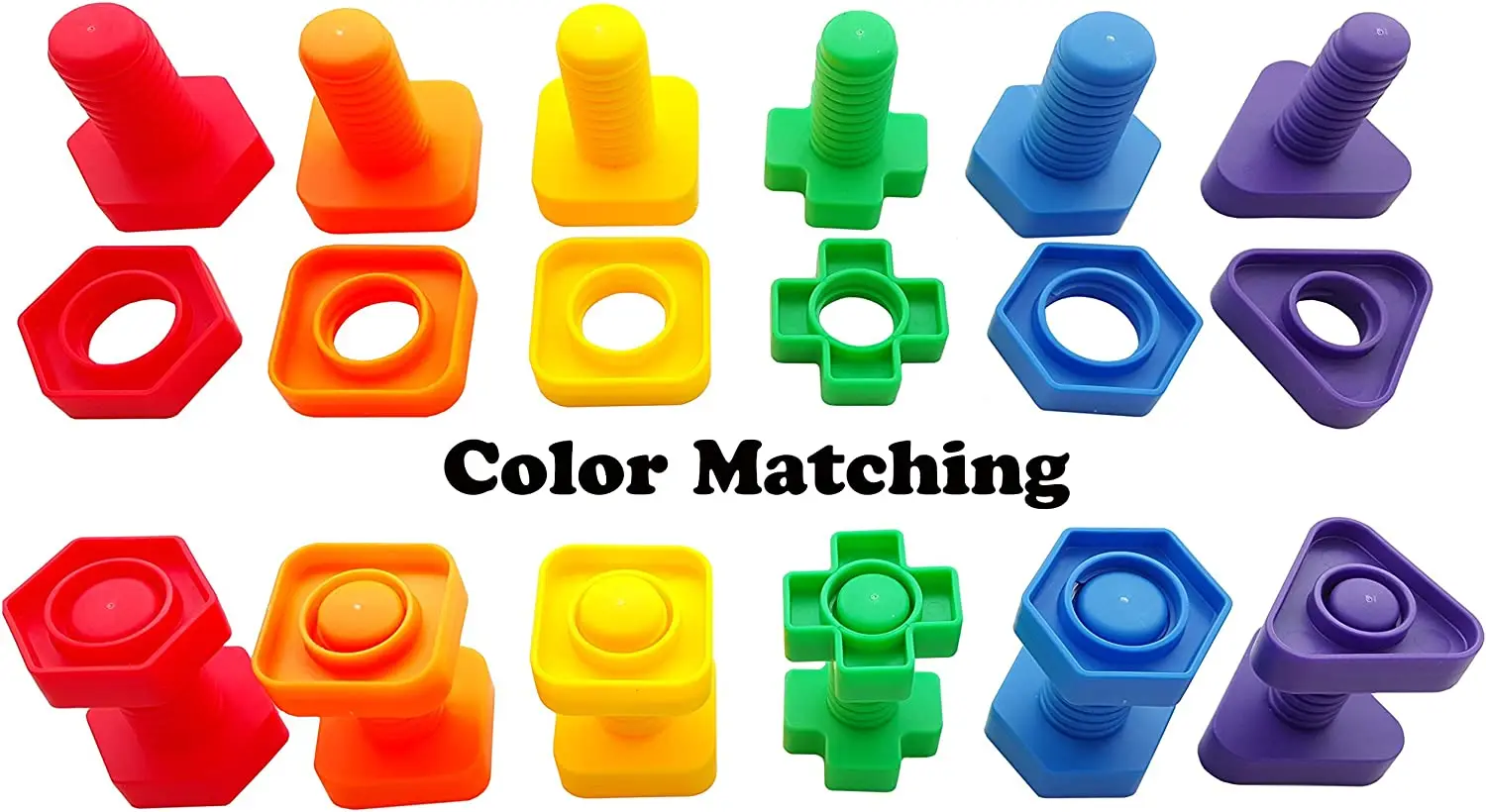 10/20 Screw Building Blocks Building Construction Set Plastic Insert Nut Shape Toddler Boys Girls Fine Motor Skills Learning Toy building block toy assemble toy