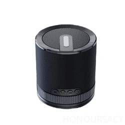 Portable 5W Suction Cup Bluetooth Speaker for Shower and Bathroom with HiFi Stereo Sound (Black)