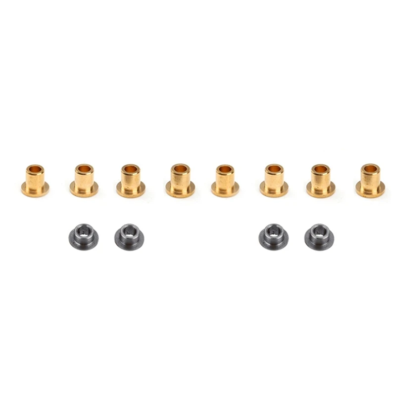 5 Set Telaio In Metallo 144001-1295 6 X5.2 Boccola Flangiata Per Wltoys 144001 1/14 4Wd Rc Ricambi Auto