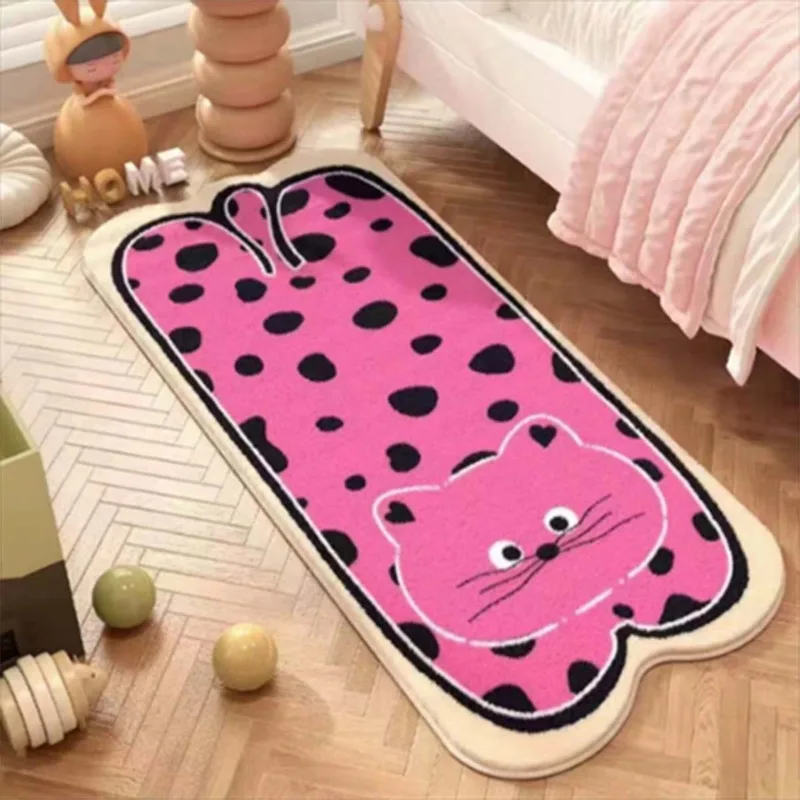 

Cute Cartoon Style Animal Pattern Carpets Irregular Soft and Comfortable Floor Mat Living Room Sofa Bedroom Bedside Area Rug 양탄자