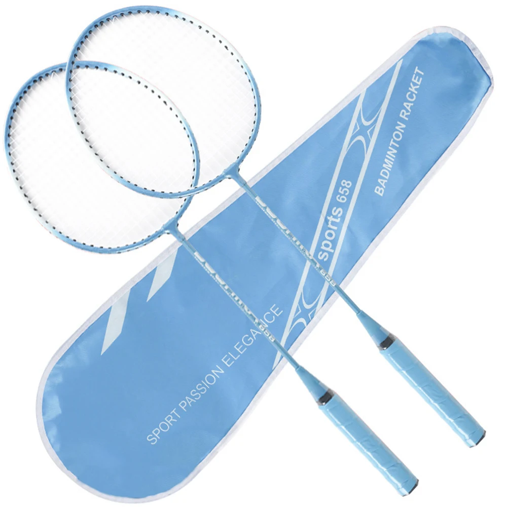 Badminton racket badminton set badminton racket set badminton rackets set with carrying bag for outdoor sports beginners