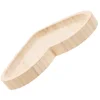 Heart Shaped Wooden Pallet Gift Tray Bread Round Practical Food Multi-function Dessert Large Plate 3