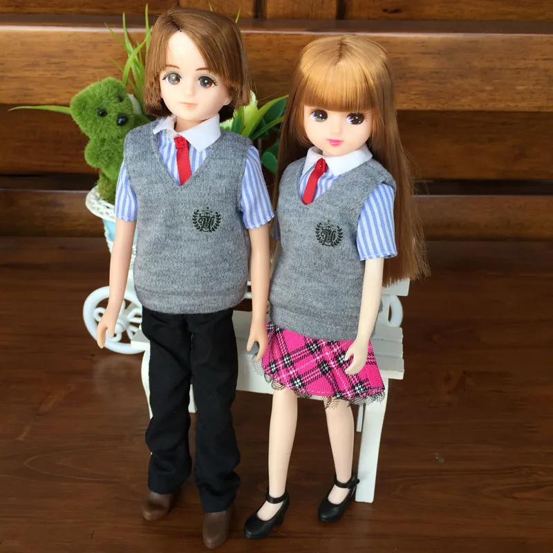

beautiful new arrival Licca Doll boy friend 25cm whole doll with body head clothes shoes