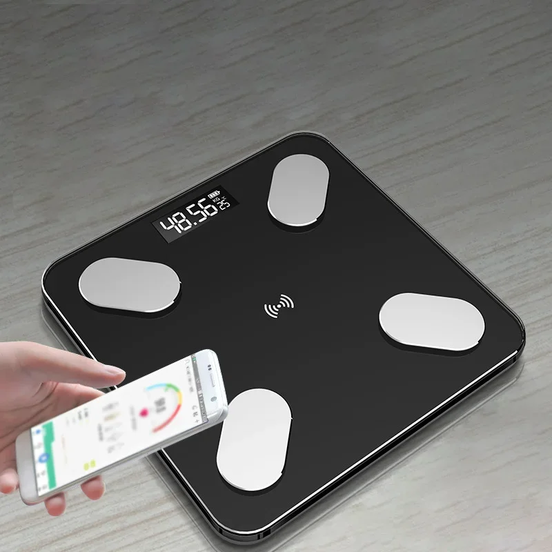 Bluetooth Body Fat Scale BMI Scale Smart Electronic ​Scales LED Digital Bathroom Weight Scale Balance Body Composition Analyzer