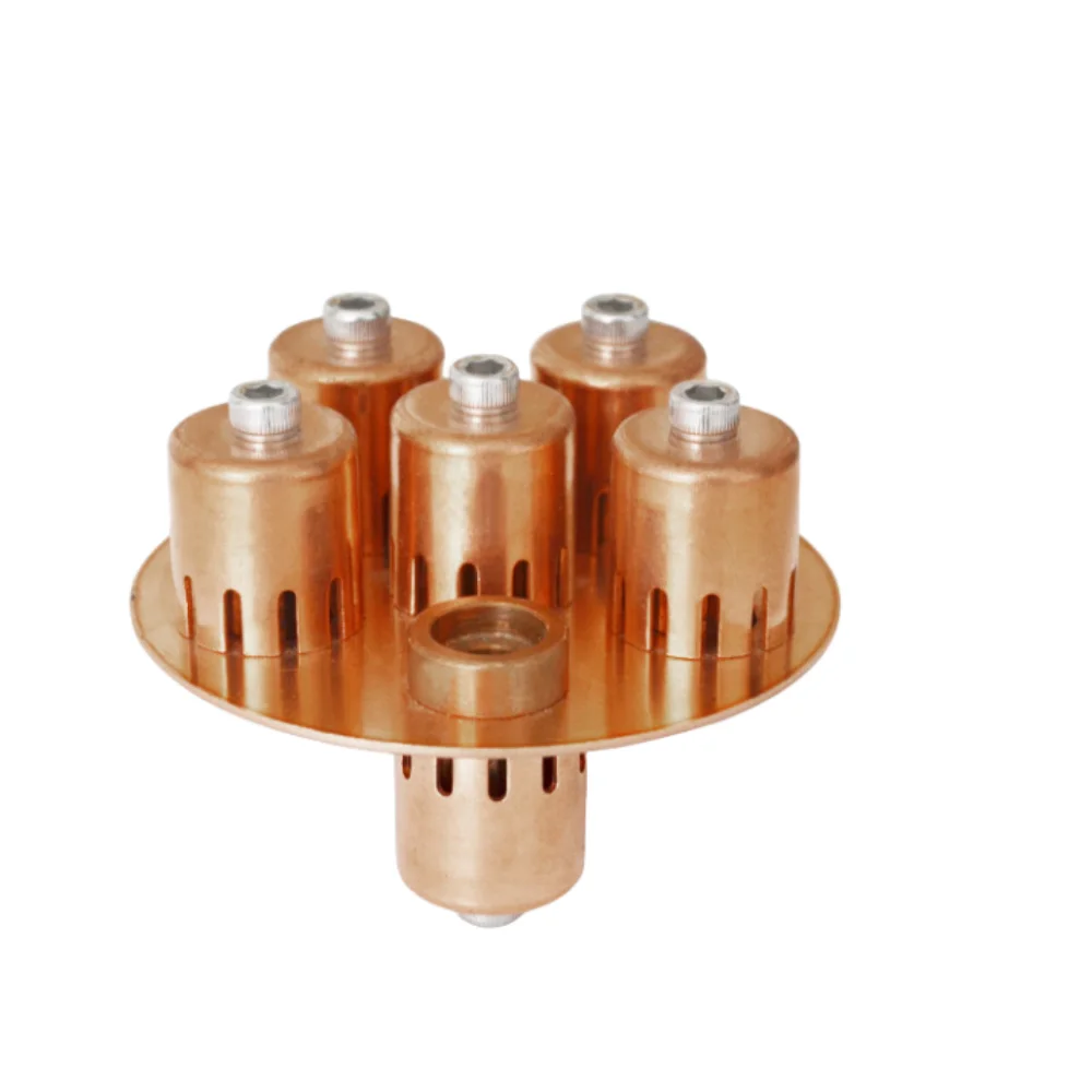 4" Copper Bubble Plate With Overflow Cap For Bubble Plate Of 4" Distillation Column Purple Copper Cover