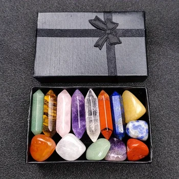 14 Pcs of Therapeutic Crystals To Relieve Stress, Meditate, Decorate The Bedroom with Magnetic Field Energy 2