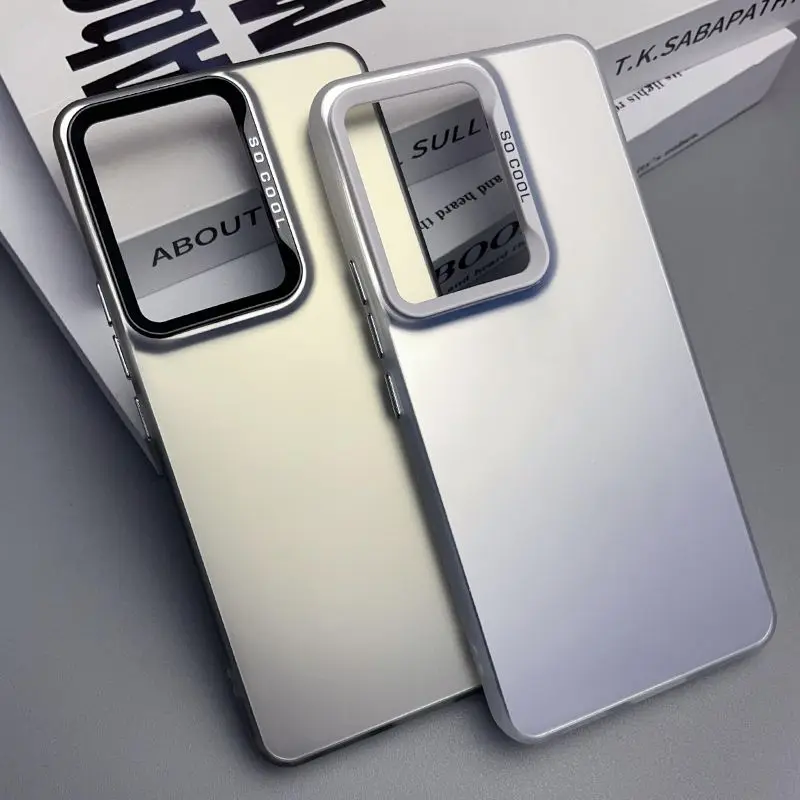 Luxury Metallic Aurora Skin Matte Phone Case Cover