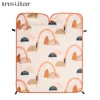 85*64cm Baby Blankets Waterproof Thicken Infant Baby Stroller Fully Wrap Blanket Newborn Flannel Baby Bedding Blanket 4