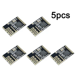 5 - Pack Miniature Enhanced RF Wireless Modules - Power - Boosted 2.4GHz SMD Receiver Transceiver Board (5pcs NRF24L01)