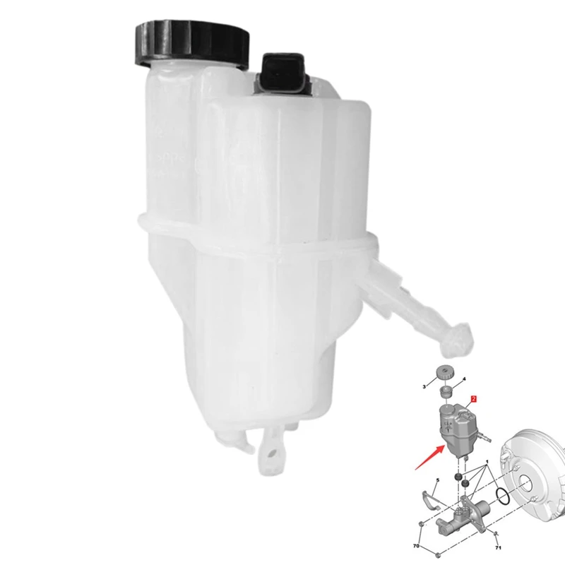 4635F1 4635A3 Brake Fluid Tank For Citroen C5 C6 For Peugeot 407 508 508SW Refrigerant Tank Brake Oil