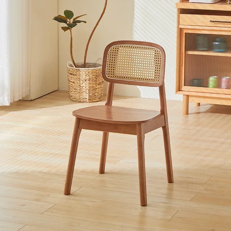Furniture Home Chair Wooden Chairs Kitchen Dining Room Modern Chaises Living Relaxing Outdoor Sets Hotel Sillas De Comedor Cafe dining chair