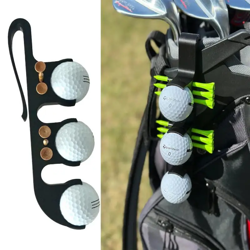 Golf Ball Belt Holder with Tee Clip 1
