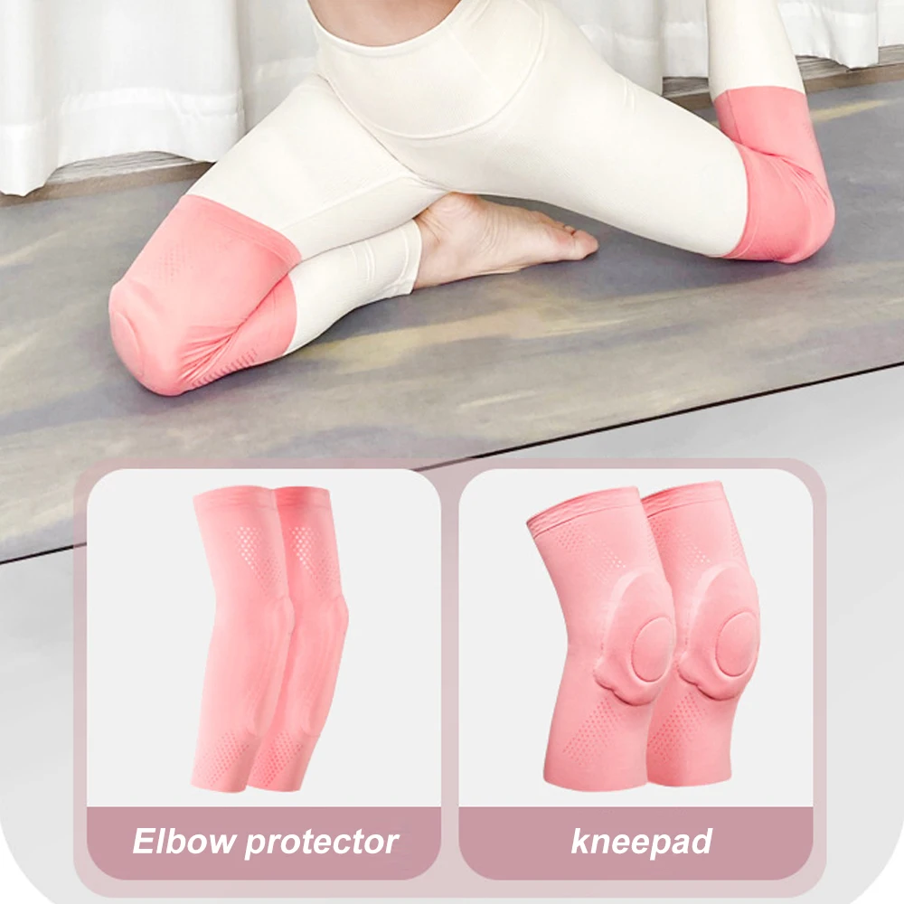 Ginocchiere Morbide Per Sport – Pallavolo, Basket, Danza – Con Imbottitura EVA (Rosa, M)