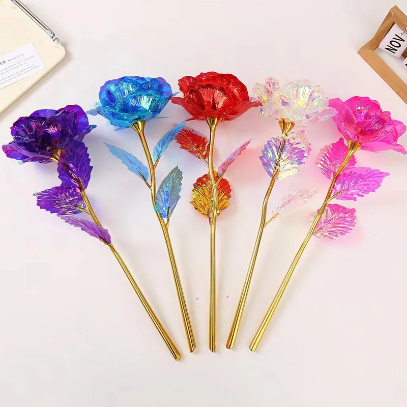 Eternal 24K Gold-Dipped Galaxy Rose - Forever Love Wedding Decor Gift