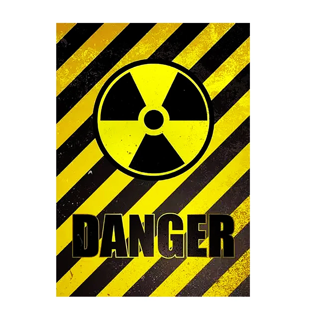 Digitally printed nuclear radiation hazard warning flag Radiation Flag with Nuclear art movement banner sport household nuclear pollution radiation tester geiger tube radiation detector nuclear wastewater nuclear radiation detector