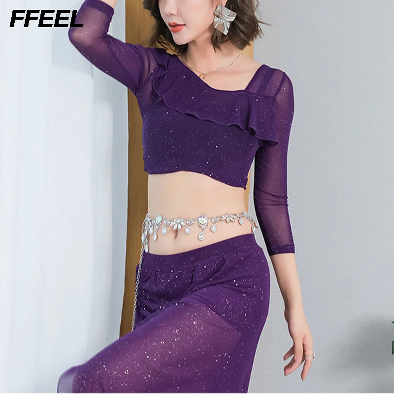 

Women Adult Dance Suit Training Suit Four Seasons Oriental Dance Beginner Sexy Opening Long Dress Elegant Practice Wear Outfit