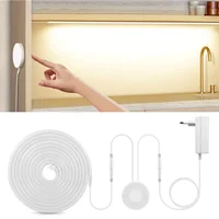 EU plug 12V/24V Neon Strip 1/2/3/5/10M Neon LED Strip With Touch and Hand Sweep Dimmer Switch For Home Kitchen Decor Lighting 1