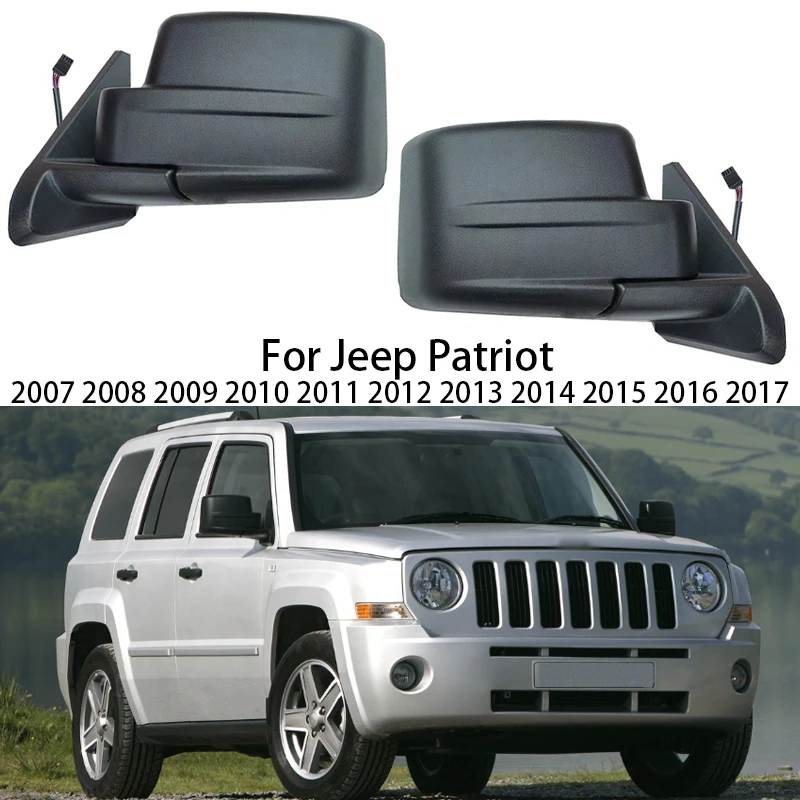 5 PINS Car Accessories Outside Side Rearview Mirror Assembly For Jeep