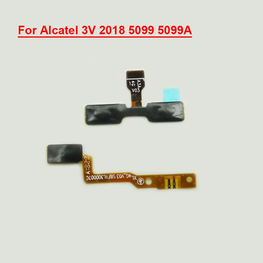 

50pcs For Alcatel 3V 2018 5099 5099A Power Volume Button Flex Cable Side Key Switch ON OFF Control Button Repair Parts