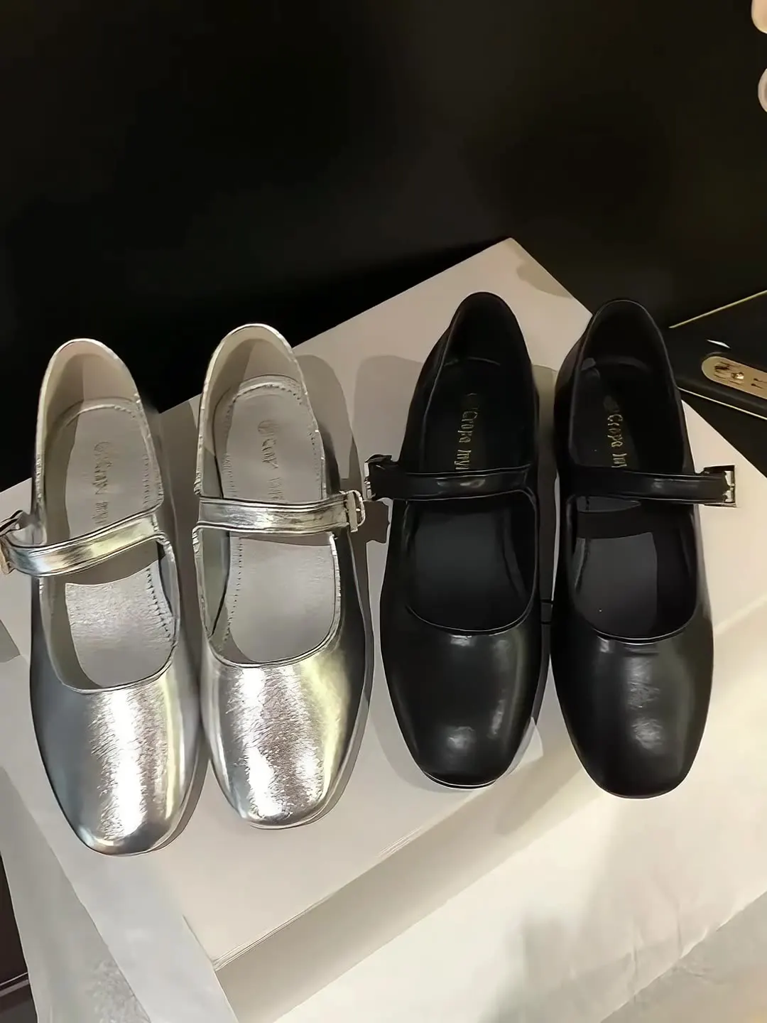 

Ремешок с пряжкой средней длины, резиновая ткань, Копытный каблук из искусственной кожи, ремешок с пряжкой средней длины