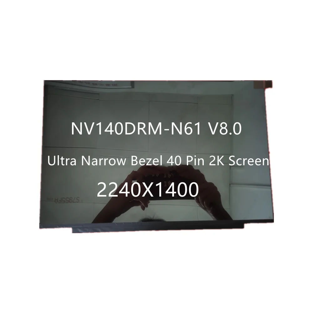 14-inch LCD Display Screen Replacement - 2240x1400 IPS Panel 40-Pin EDP