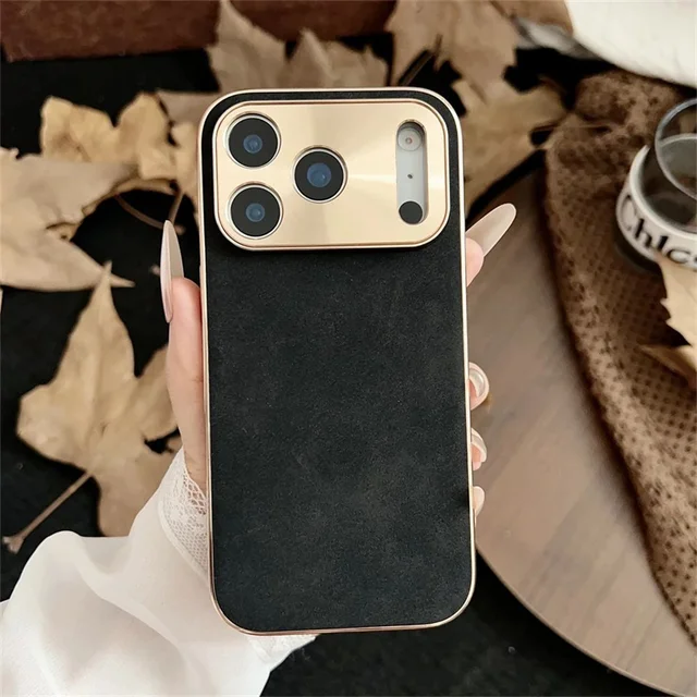 iPhone Vintage Leather Shockproof Matte Case 2