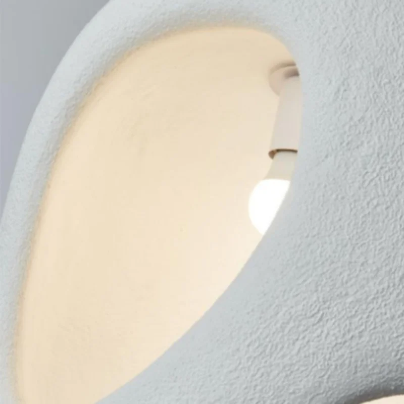 Japanese modern art hole single pendant lights studio dining room living room bedroom designer hanging lamps lighting fixtures 6